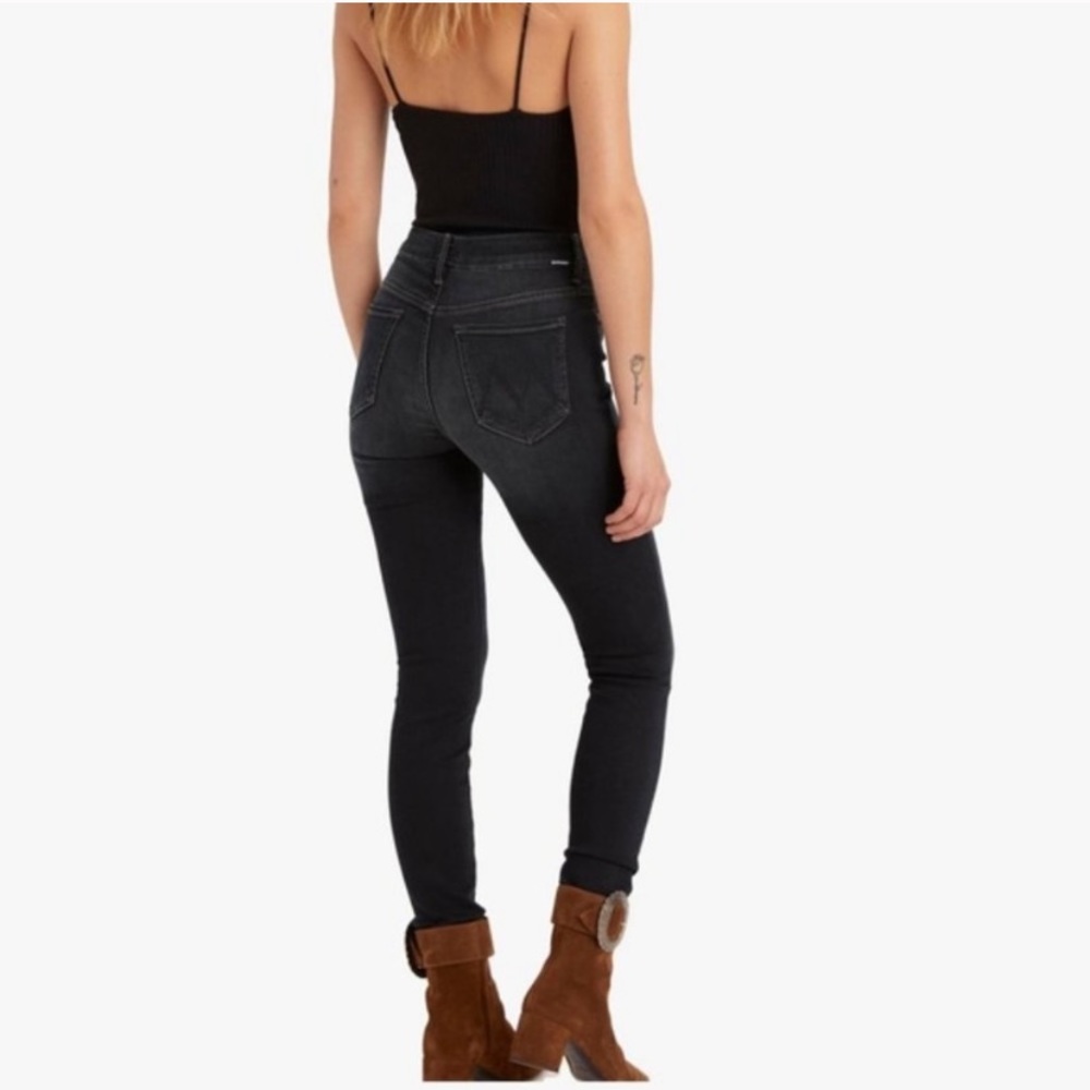 Mother High Waisted Looker Jeans Coffee Tea Or Me